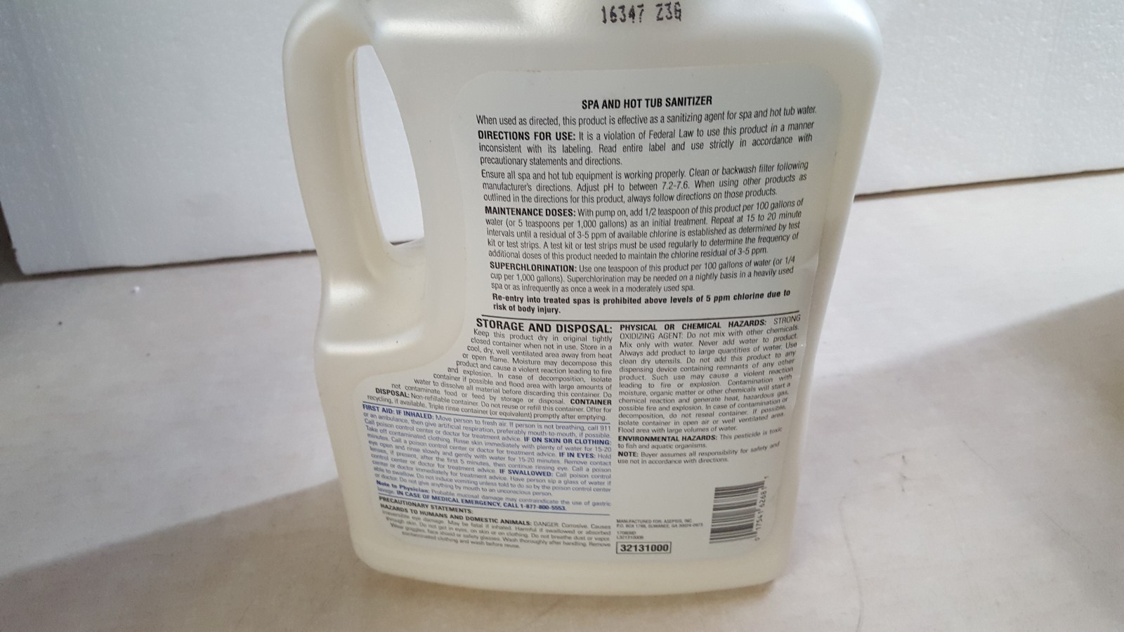 Spa Essentials Chlorinating Concentrate (5 lb)