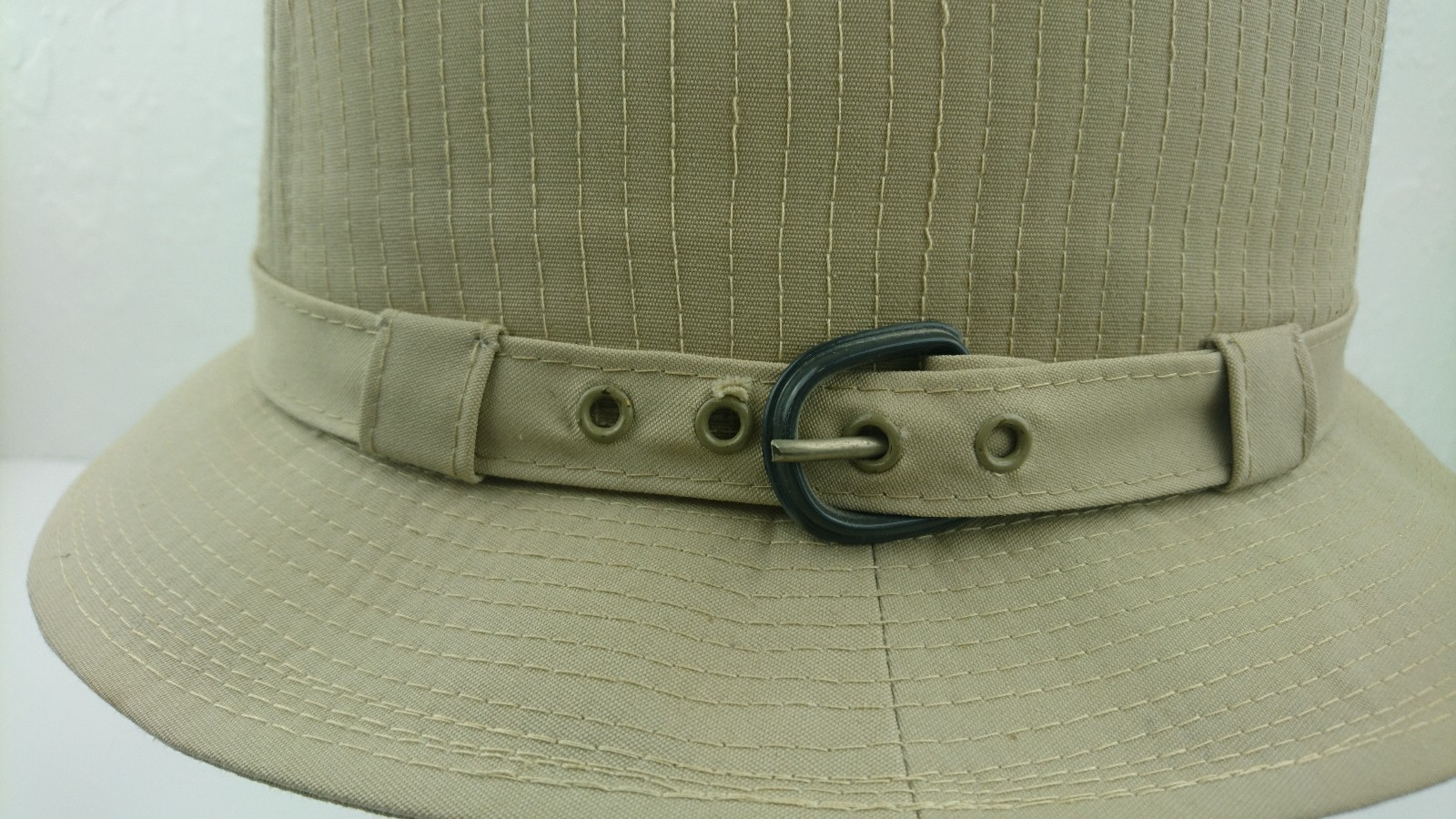 Vintage Stetson Men 7 1/4 Brown Fedora Hat Buckle Mad Men