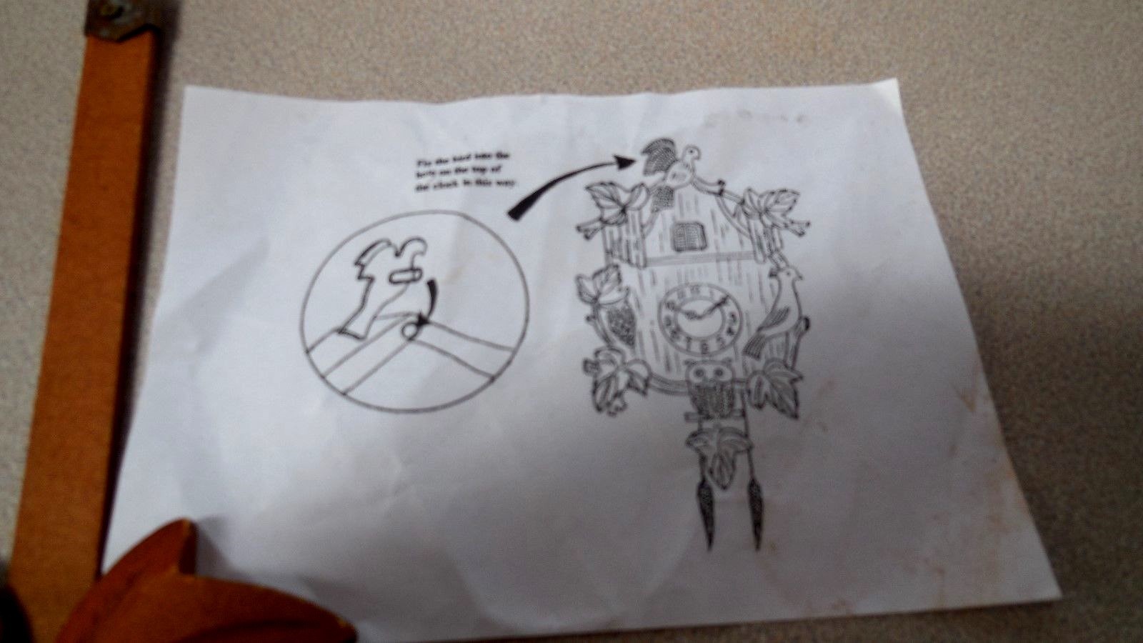 Hand Crafted Wood Cuckoo Clock New in Box