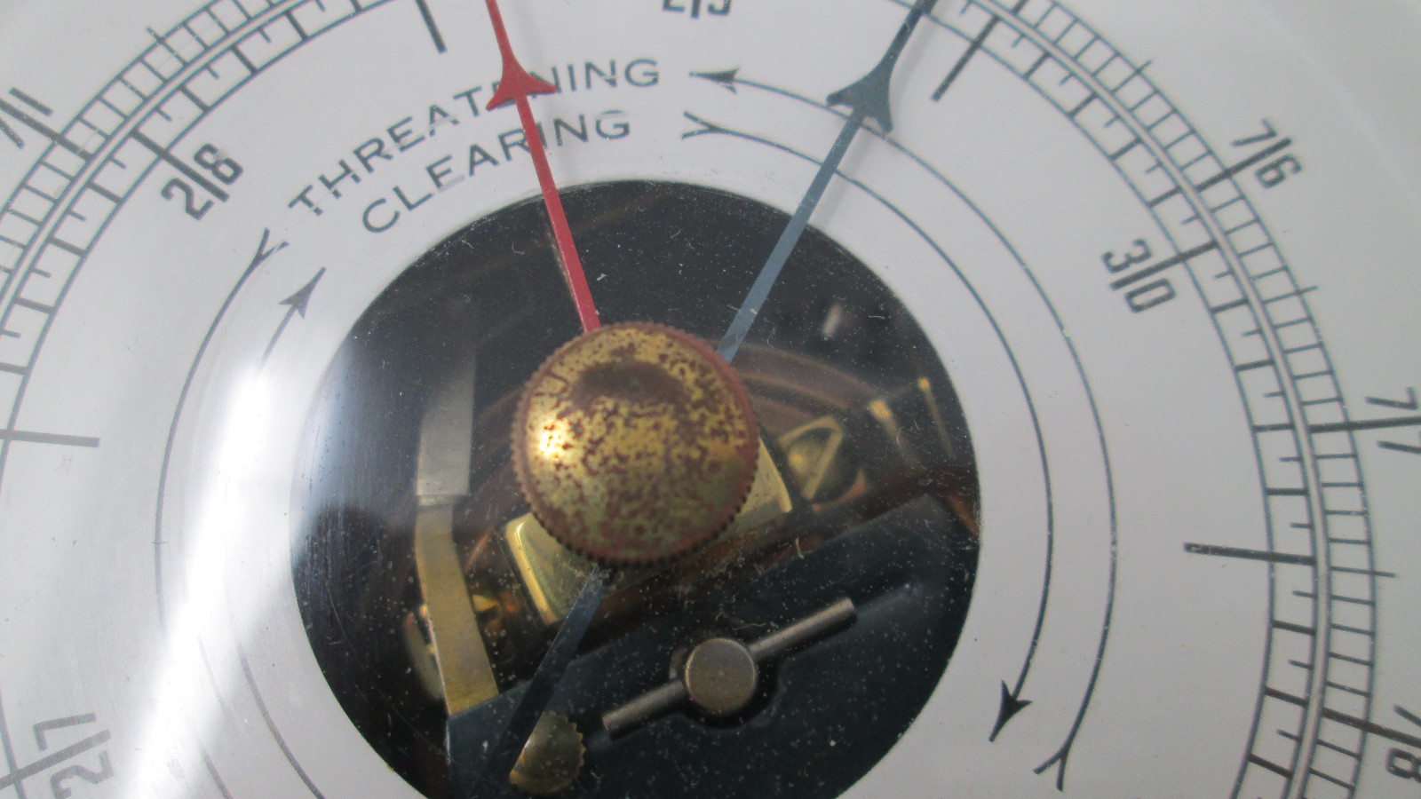 W. M. Welch Wall Barometer Vintage 1950's Made in USA