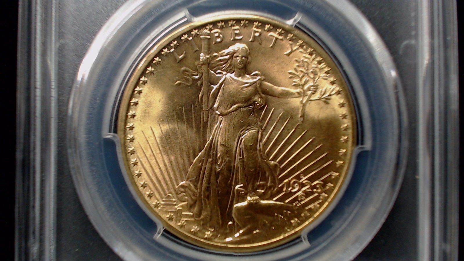1923-D $20 Saint-Gaudens PCGS MS65