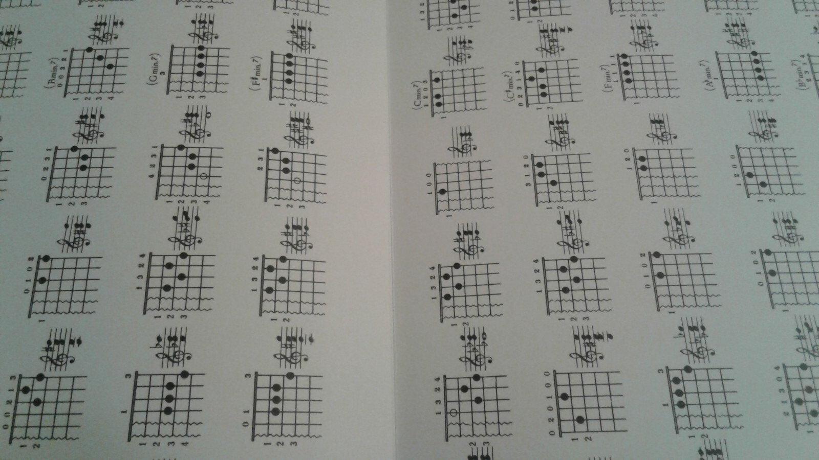 Alfred's Guitar Chord Chart Full Sized Booklet