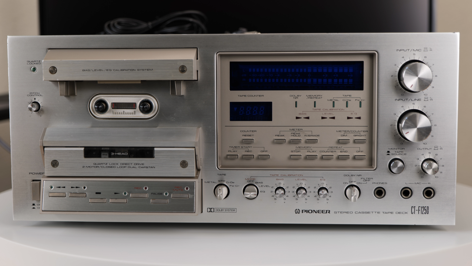 PIONEER CT-F1250 Stereo Cassette Tape Deck (1979-1981) Fully PIONEER CT-F1250 Stereo Cassette Tape Deck (1979-1981) Fully