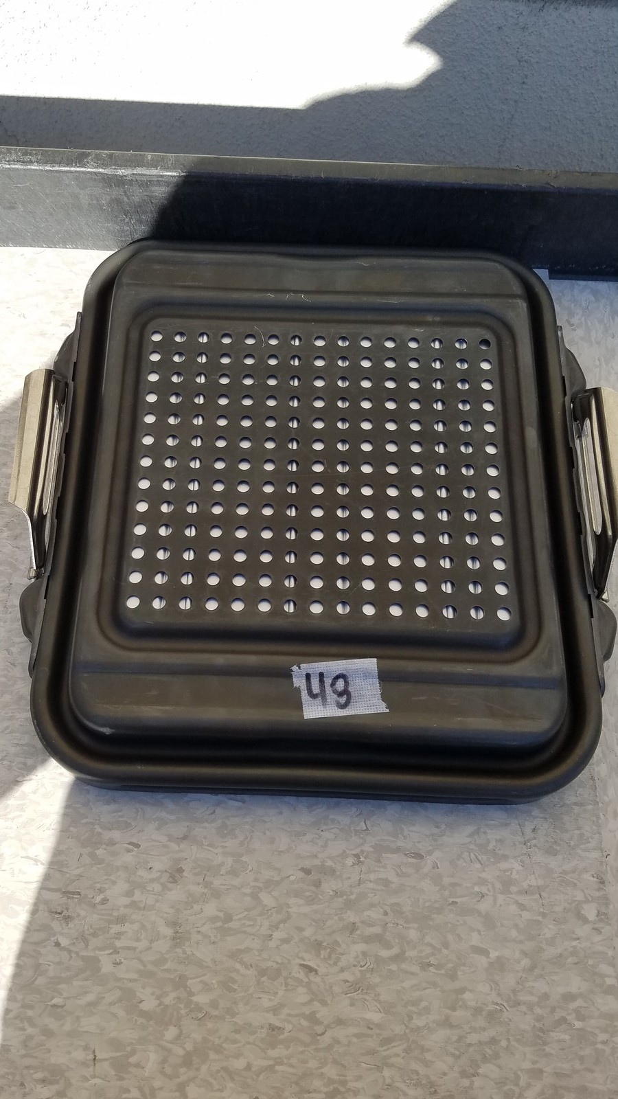 Genesis Sterilization Container Half Lid Black
