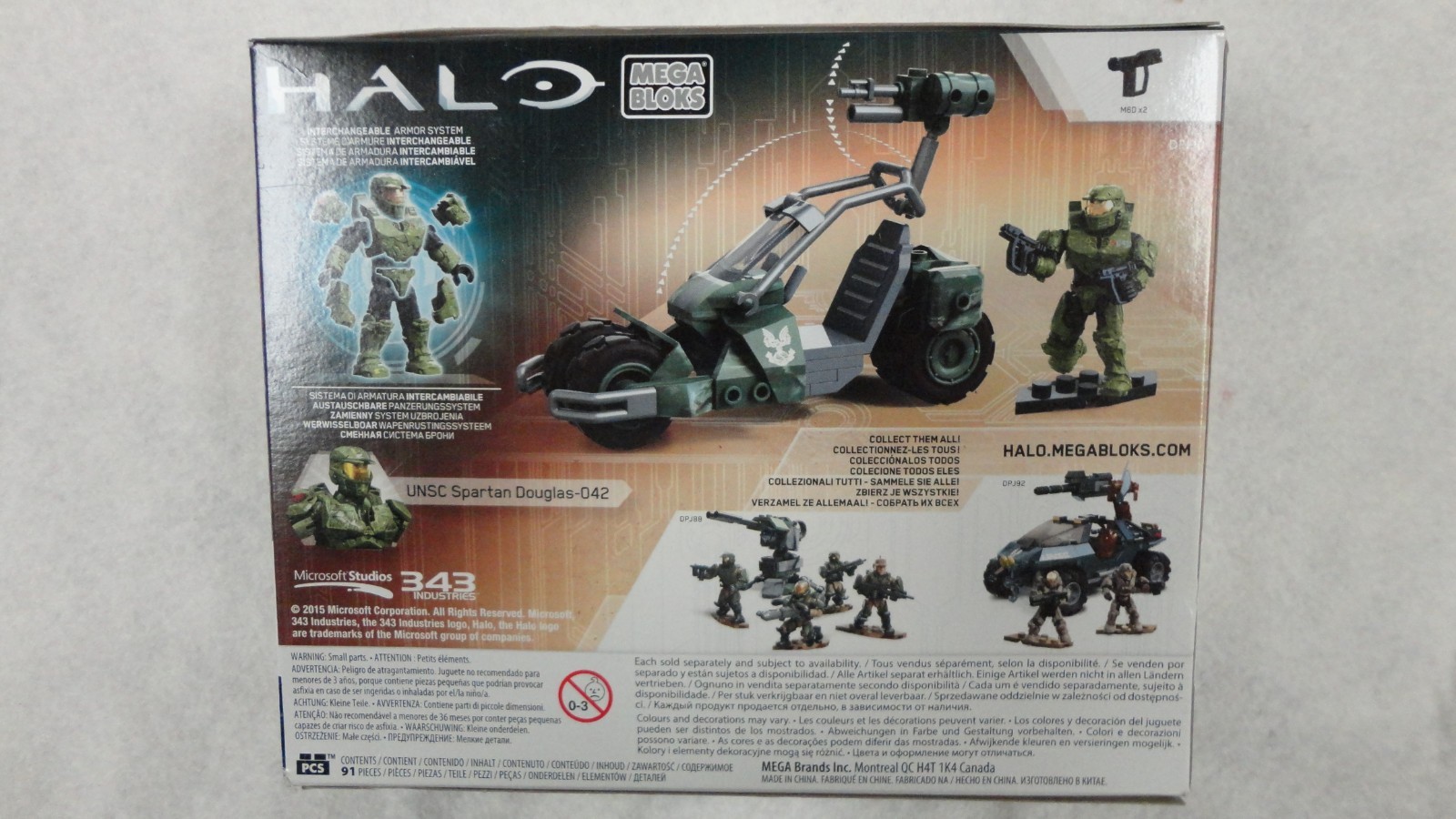 *Brand NEW Sealed* Mega Block Halo UNSC Jack Rabbit Blitz 91 PCs Building Toy