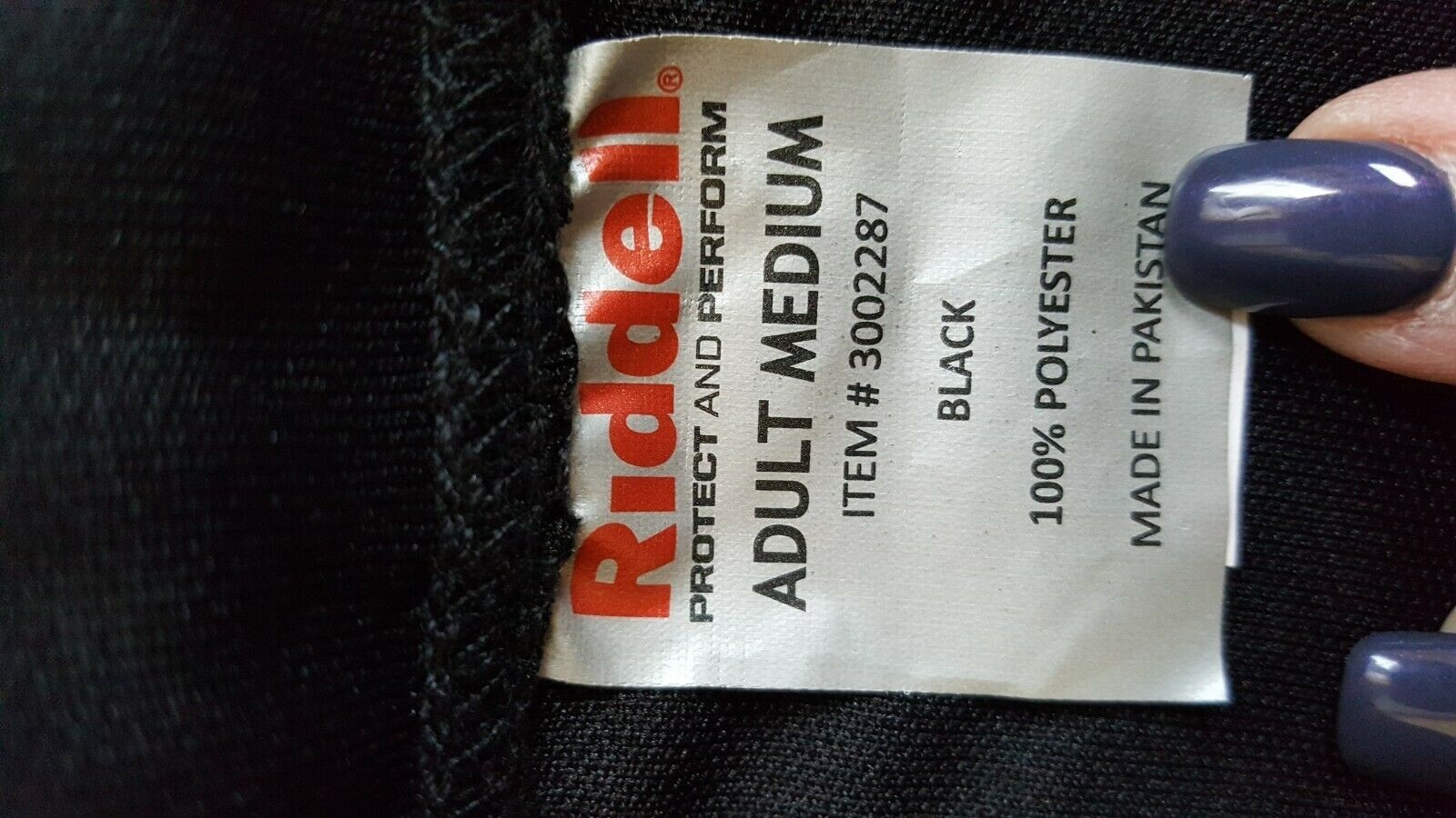 Riddell Integrated Knee Practice Pant Black Adult Medium Football New