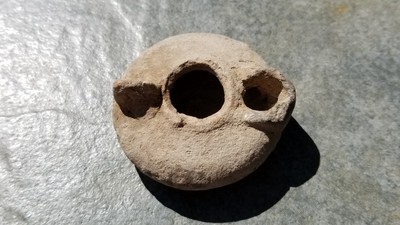 Ancient Roman Terracotta OIL LAMP, 3rd to 5th Century AD, Intact, Balkan Region