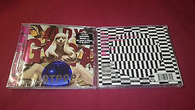 New Lady Gaga ARTPOP Silver Foil Limited Edition CD Explicit Applause Gypsy Rare
