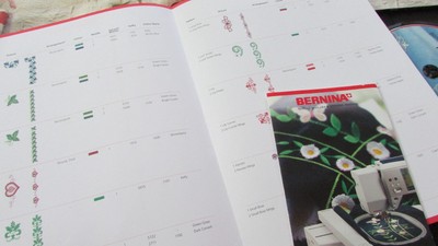 Bernina Artista USB BORDER EMBROIDERY SET/w Tutorial cd and Color Charts EXC