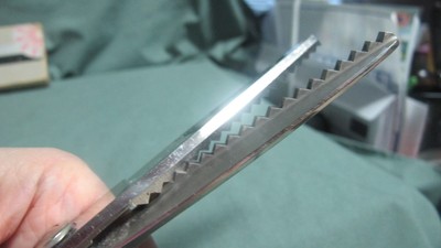 Rare Vintage WISS MODEL C Pinking Shears Scissors & Original Box