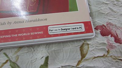 Husqvarna Viking Emb Set #39 MINI KIDS Anna Haraldsson ORIG Design 1 & PC EXC