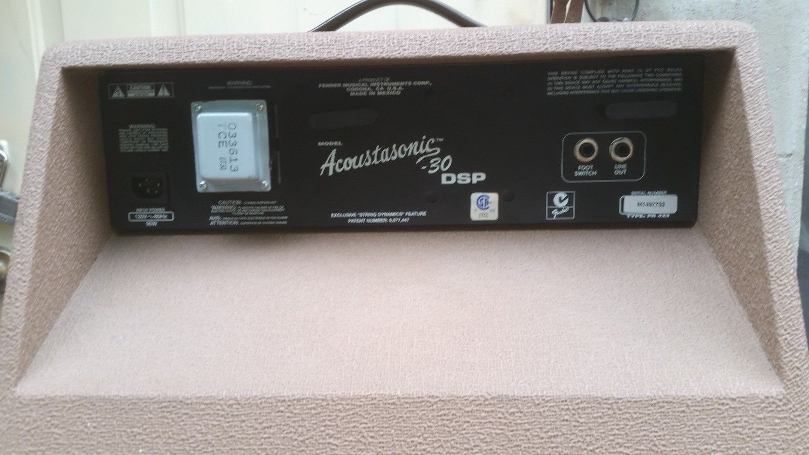 VINTAGE FENDER ACOUSTASONIC 30 AMPLIFIER