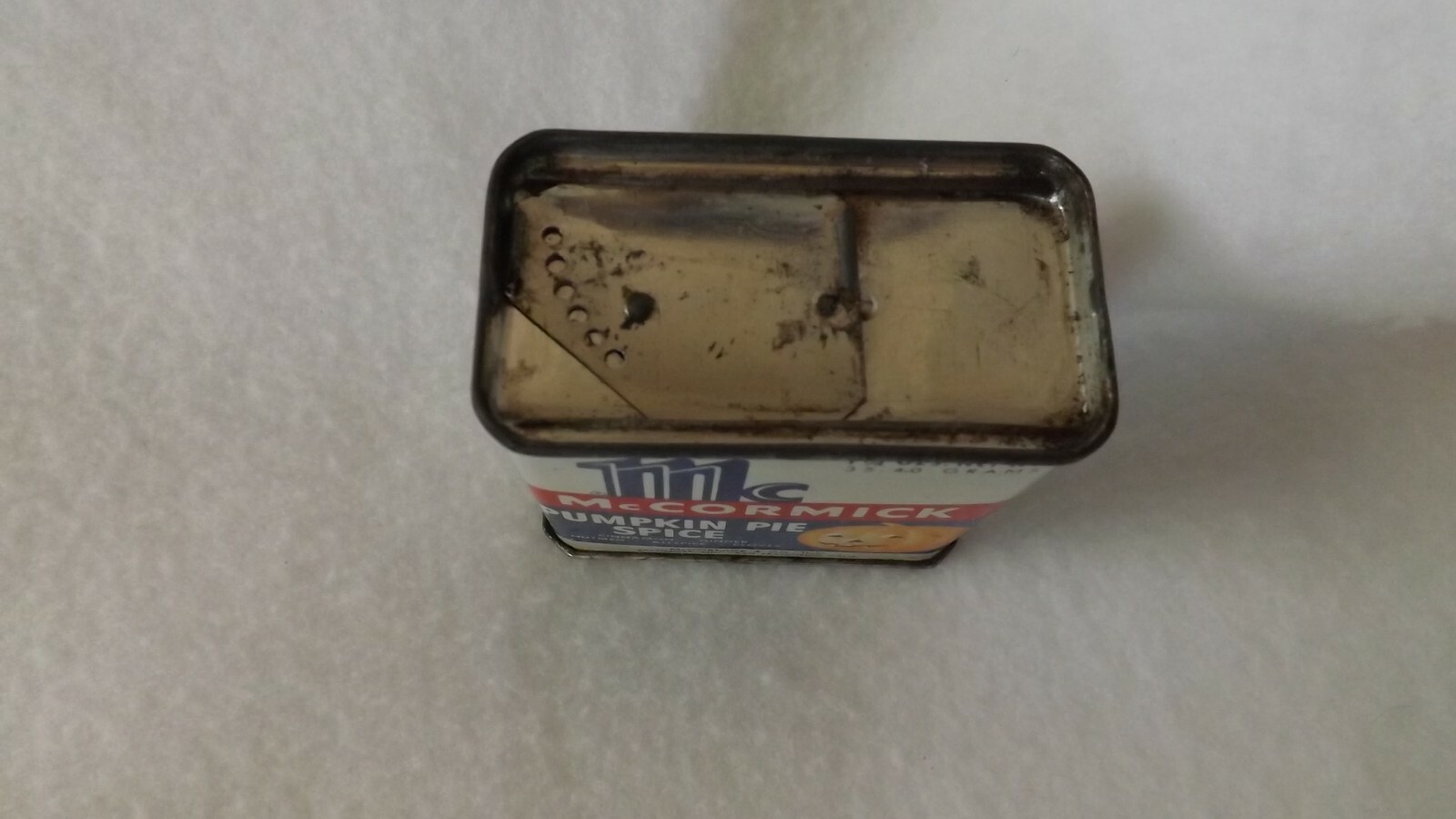 NICE Old McCormick Pumpkin Pie Spice tin