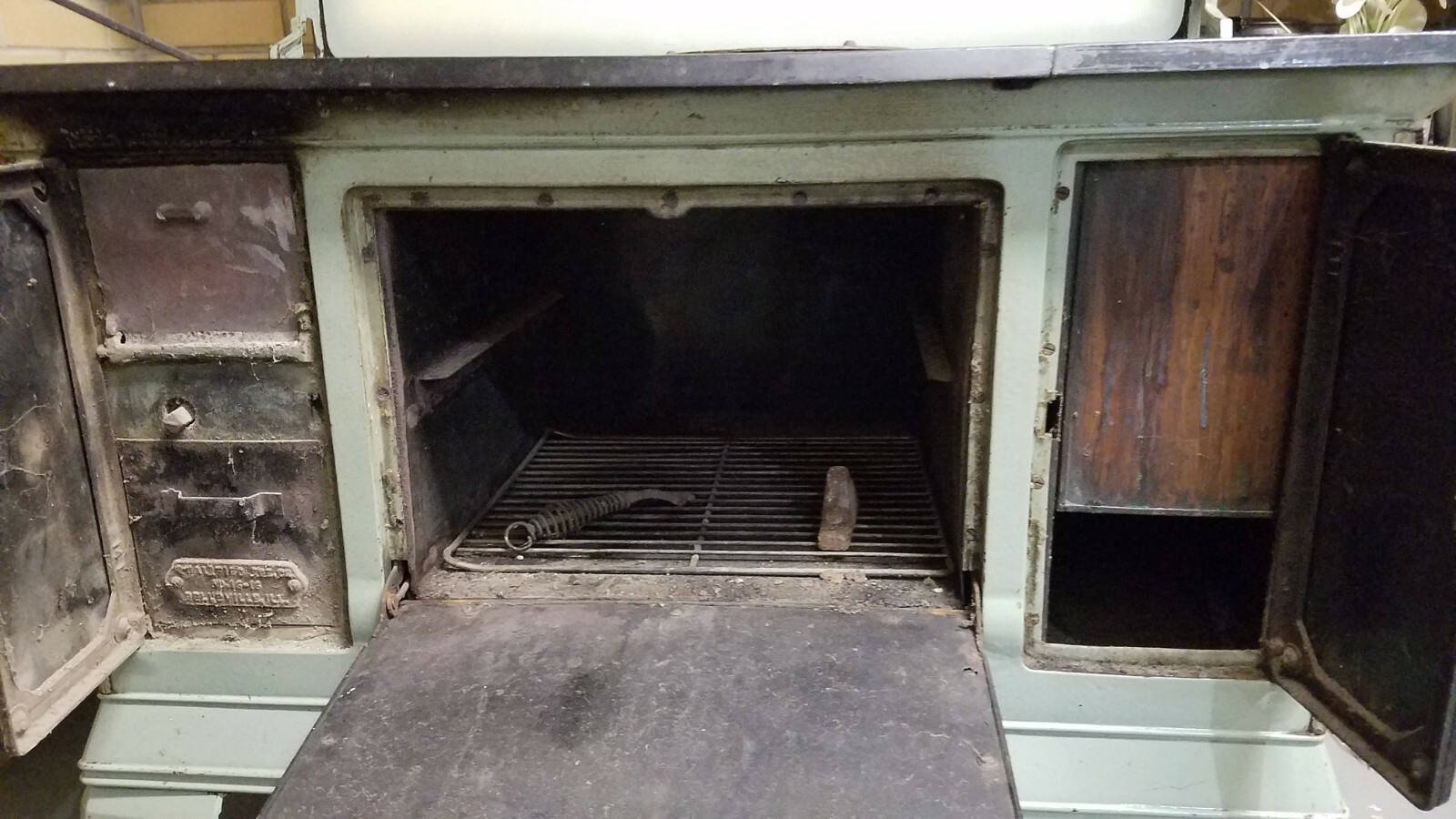 Early 20th century  wood cook stove by Range Qualified