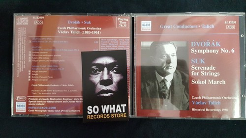 Václav Talich Dvořák Symphony No.6 CD VACLAV TALICH- DVORAK . SYMPHONY 6. CD NAXOS | eBay