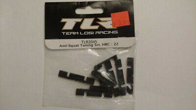 TLR2045	Losi 22 Anti-Squat Tuning Set, HRC