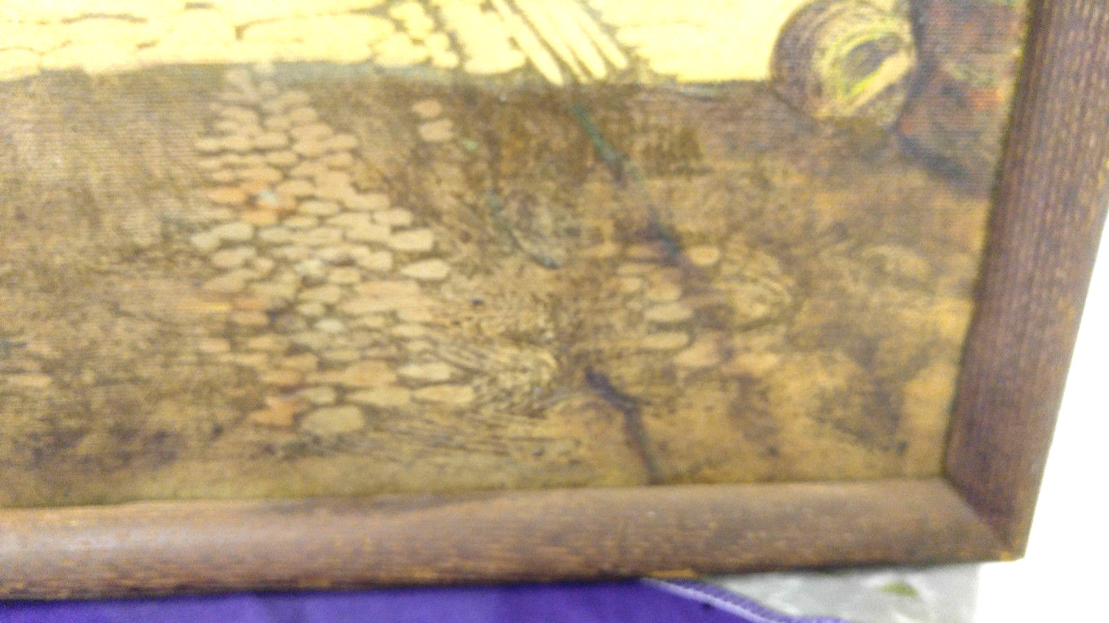 Art Oil on canvas from Europe during WWII Original Europe painting before WW II