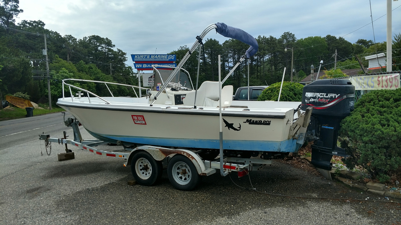1973 20FT. MAKO CENTER CONSOLE W/ 1998 150HP MERC OPTIMAX