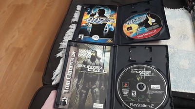 Splinter Cell, 007 Agent Fire w/Cases, Manuals (Sony PlayStation 2) UNTESTED!