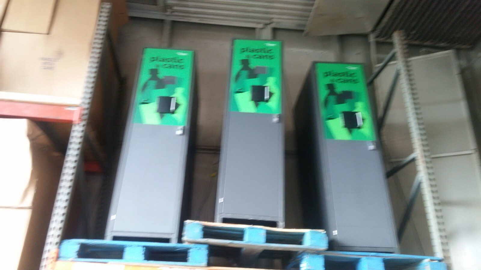 Can Plastic Recycling Machines Lot of 6 for Cans Plastic REVERSE Vending Recycle