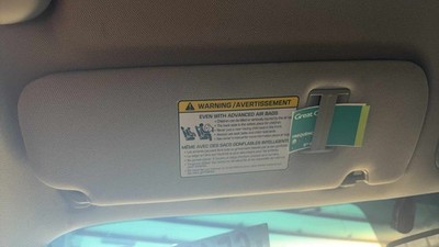 Used Left Sun Visor fits: KIA SEDONA Left 15 16 17 18 19 20 21