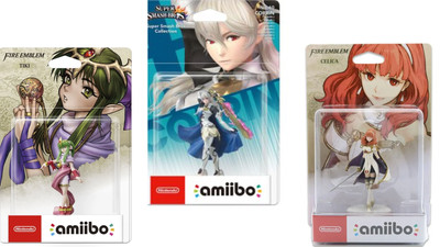 Set Nintendo Amiibo x3 di Fire Emblem: Tiki - Corrin player 2 female - Celica