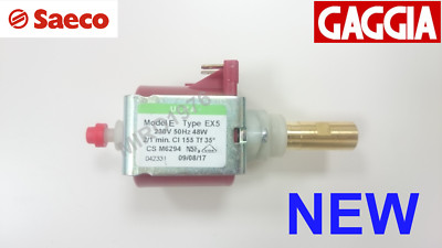 Saeco Gaggia Parts - Ulka EX5 Vibratory Pump 230V, 50 - 60HZ, 48W