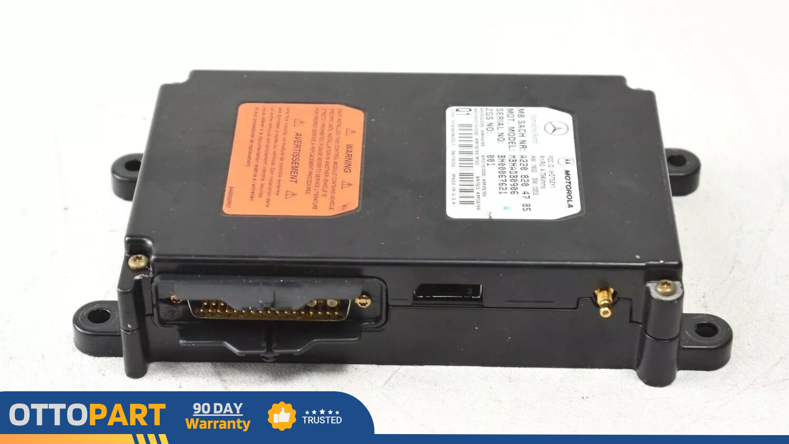 00-03 Mercedes W208 CLK500 CLK320 Motorola Voice Communication Control Module