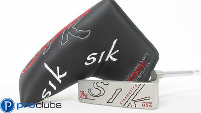 NEW SIK PRO C-SERIES PLUMBERS NECK FLANGELINE PUTTER 34'' w/ HEADCOVER #368064