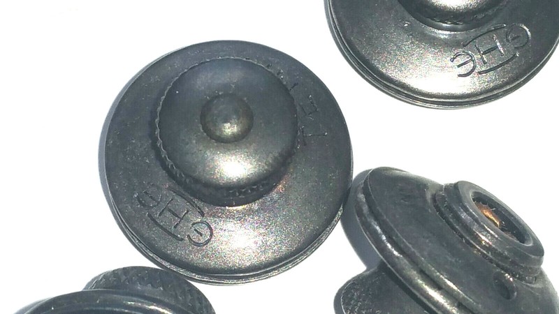 1x Tenax Oberteil, Schwarz Verchromt Original Ghe ,Aus Albestand,Ms83