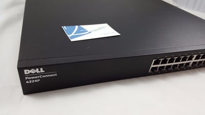 Dell PowerConnect 6224P 24-Port PoE Switch with GM765 Module and Stacking Cable