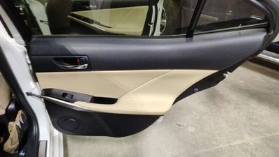 15 Lexus IS250 Sedan Rear Right Passenger Interior Door Trim Panel (Parchment)