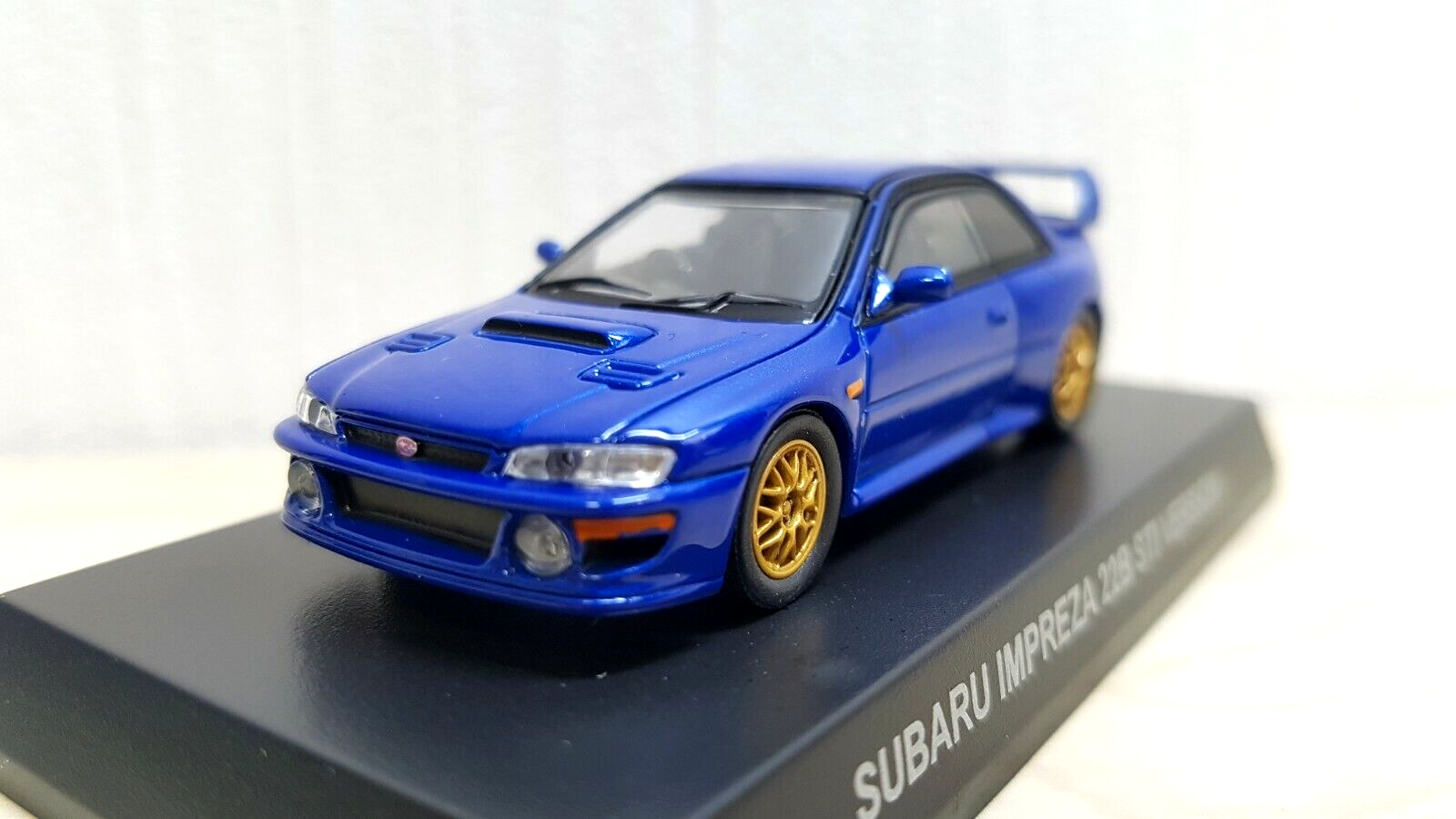 自動車 KyoshosamuraiSubaru WRX STI Type S Blue Subaru WRX STI 