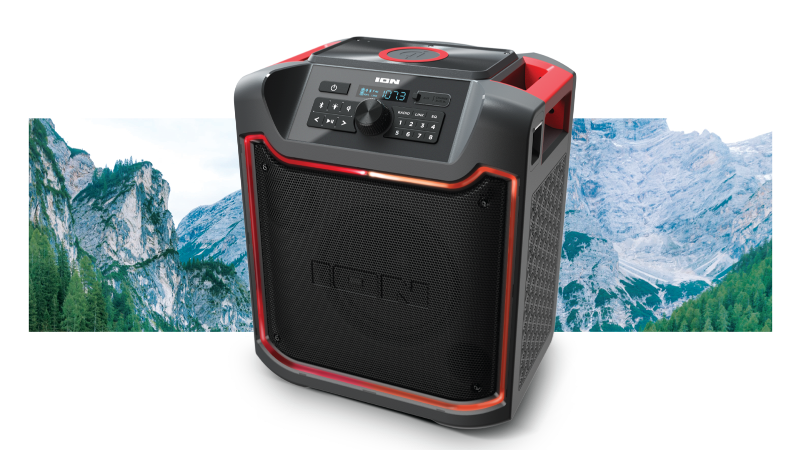 ION Pathfinder 4 Wireless Qi Charging - Portable Bluetooth Speaker IPX5 120-Watt