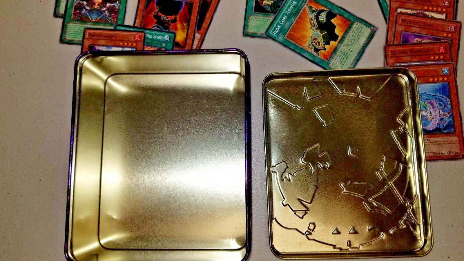 YU-GI-OH  Dragon Knight Draco - Equste,Tin Box & 500+ Cards, Mix Deck