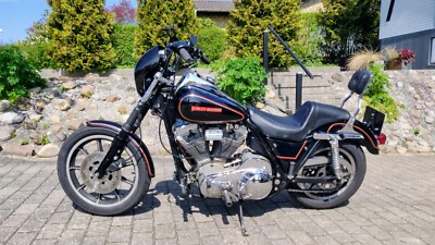 1984 Harley-Davidson FXR | 24x36 inch POSTER | motorcycle