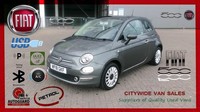 2018/18 FIAT 500 1.2 LOUNGE 3 DOOR HATCH BACK GREY PETROL CAR