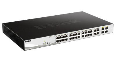 D-Link - DGS-1210-28MP - D-Link 28-Port Layer 2 Smart Managed Gigabit PoE