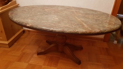 Marmortisch Oval gebraucht kaufen! Nur 2 St. bis -75% günstiger