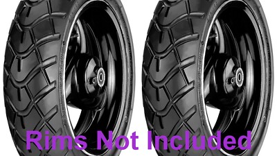 Kenda 120/90-10 K761 Front & Rear Scooter Tire Set For 12-19 Yamaha YW50F Zuma