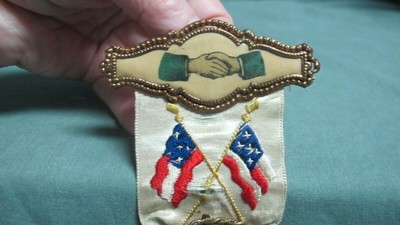 brotherhood of locomotive, firemen & engineers  Ribbon & Medal Badge