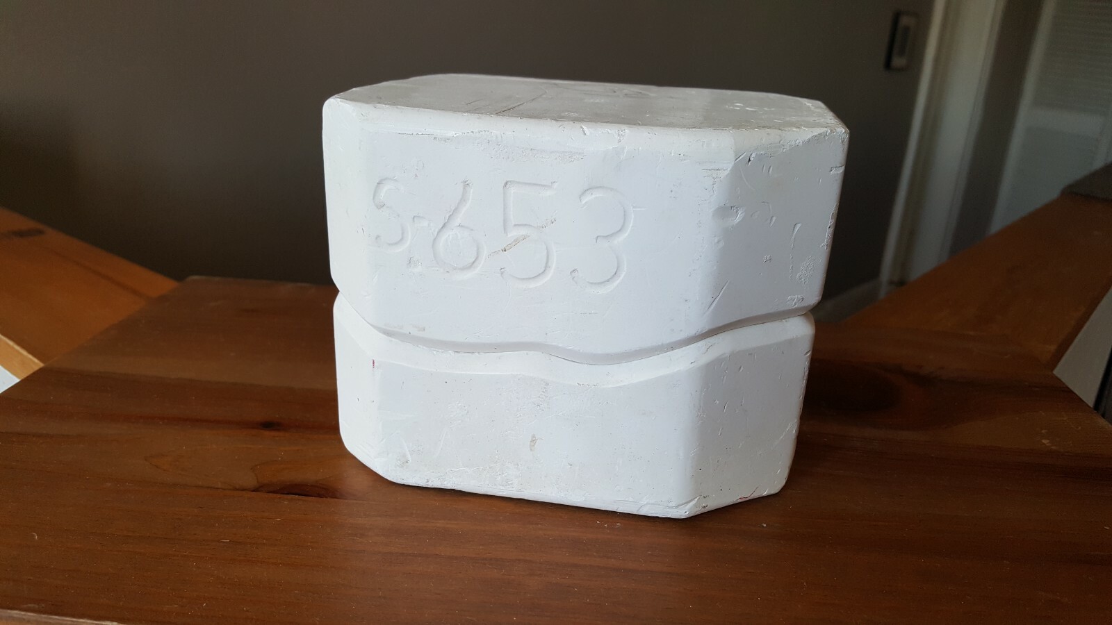 1982 Scioto Ceramic Mold s-653 Dolls Head Mould - Faith