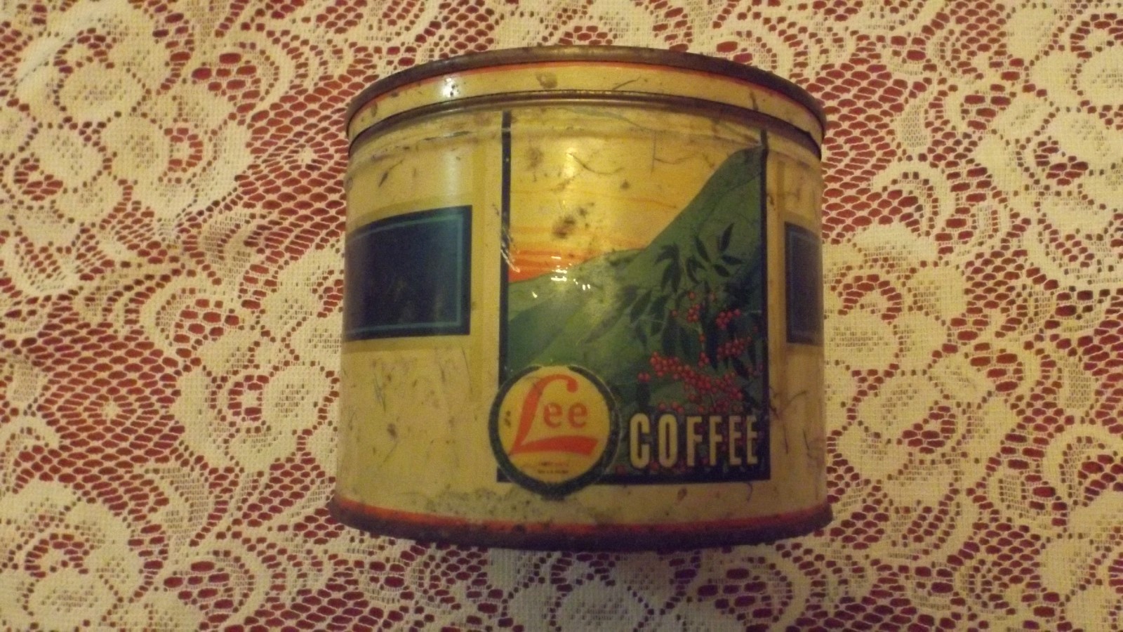 Vintage RARE H.D.LEE MERCANTILE CO Coffee Can Kansas City, Salina, Kansas