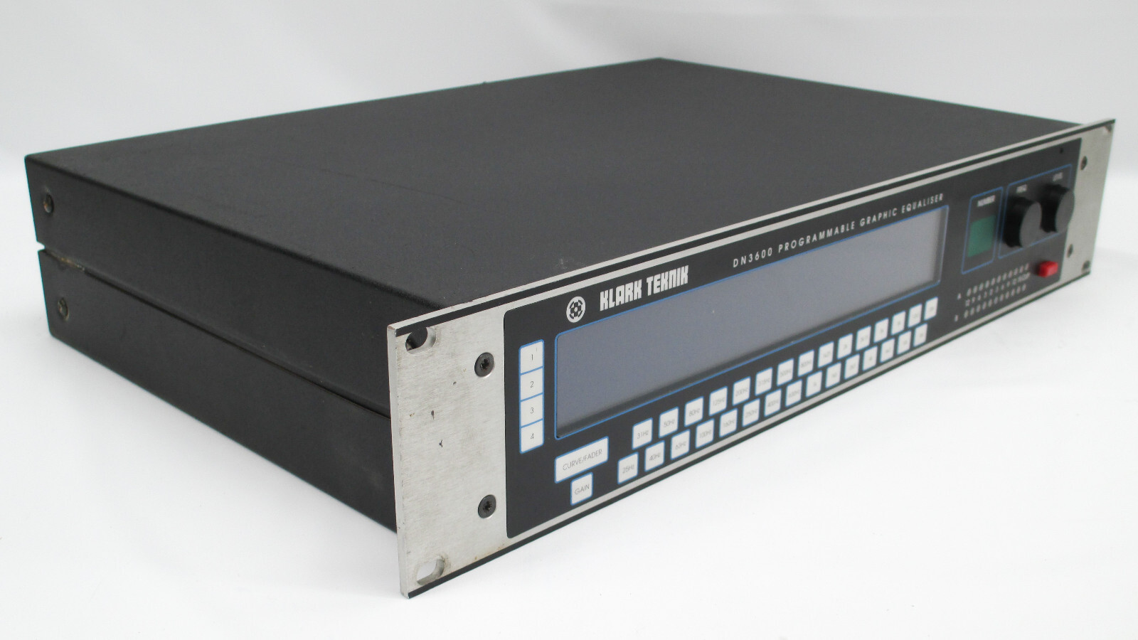 Klark Teknik DN3600 Programmable Graphic Equaliser DN 3600 Klark Teknik DN3600 Programmable Graphic Equaliser DN 3600