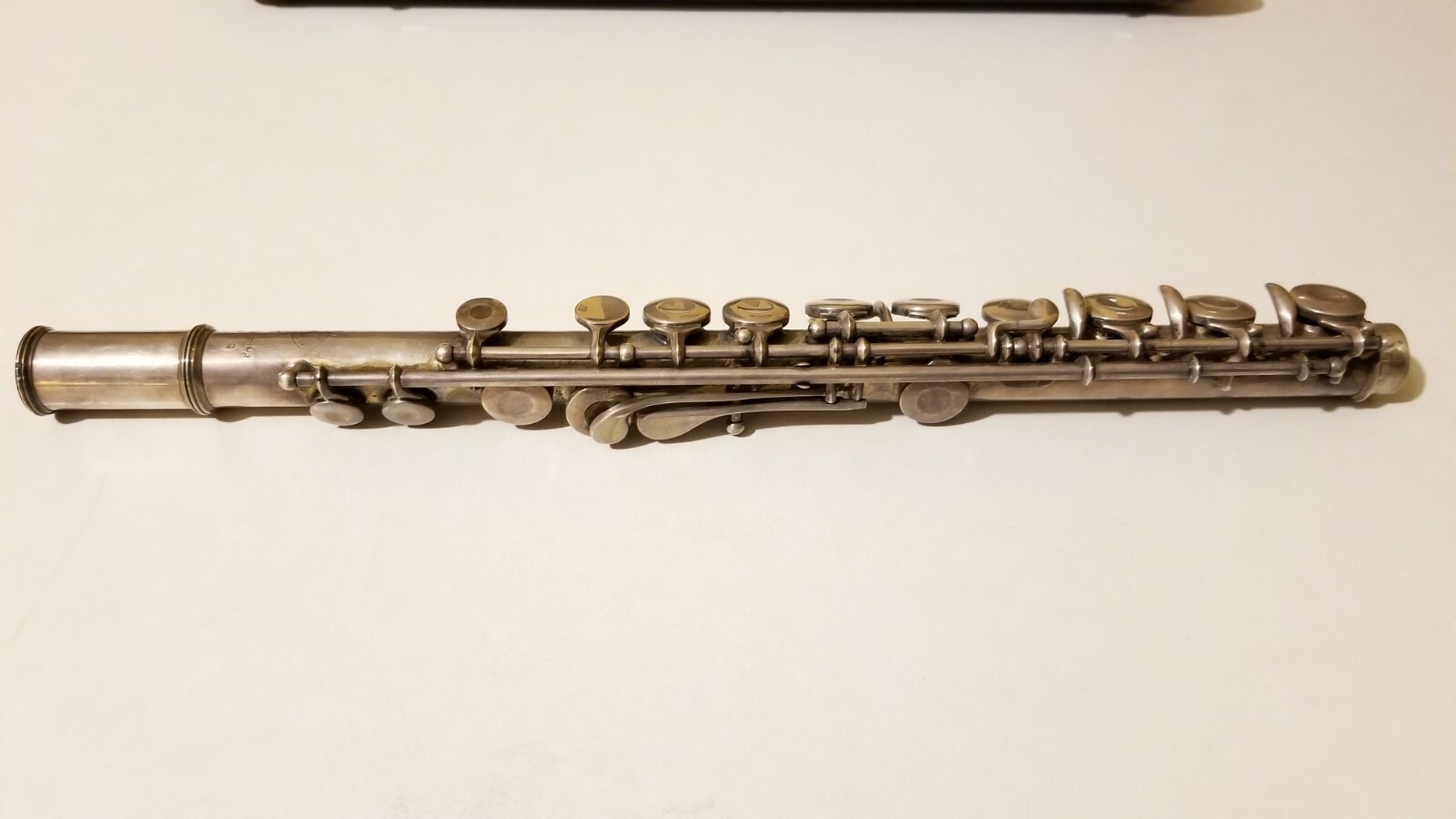 Antique Bettoney Handmade Silver Flute w/ C# Trill Key & C Foot A-440hz in C