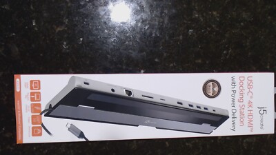 J5Create USB-C 4K HDMI Docking Station w/ Power Delivery 9-in-1 JCD533