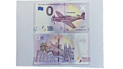 0-Euro Souvenir Schein MILITARY AVIATION MUSEUM - Virginia Beach USAB 2018-1