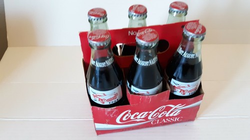HOT AUGUST NIGHTS 1993 COCA COLA FULL SIX PACK!...Corvette!!..vintage..cruise!!!
