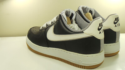 NIKE 2013 AIR FORCE 1 PINSTRIPE 488298 046 BLACK GUM 8.5 MAX DUNK 180 PRESTO 90