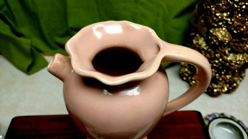 18th Century Apothecary Doctor Wet Drug Vase Salmon Color 7 3/8